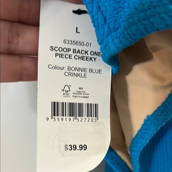 Body Blue Classic One Piece Swimsuit - Picture 2 of 6